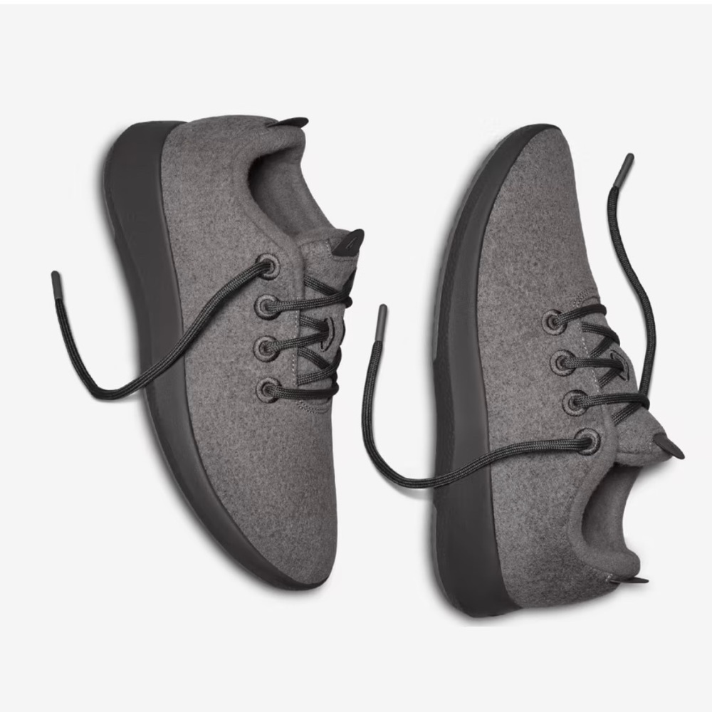 ALLBIRDS Men’s Peppercorn (Dark Grey Sole) Wool Runner Mizzle - Picture 4 of 8